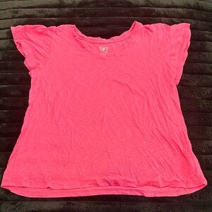 Maurices Bright Pink Short Sleeve Tee